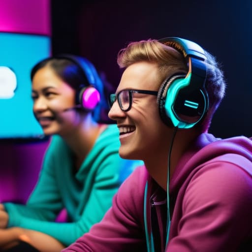 Diverse members of a gaming community.