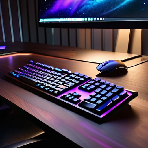 Choosing a gaming desk for setup.