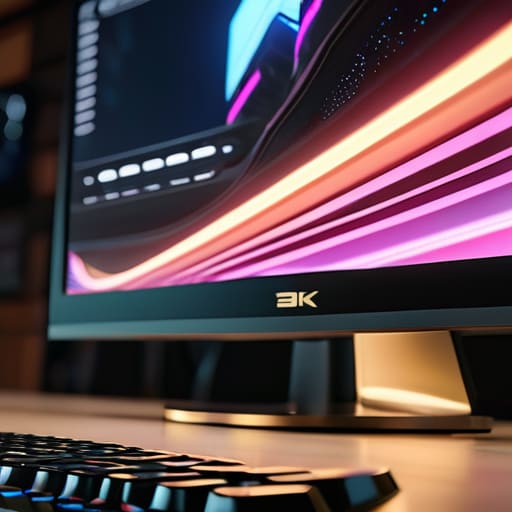 High refresh rate gaming monitor display.